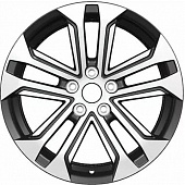 Khomen KHW 1803 7x18 5*114.3 ET50 DIA54.1 Black Литой