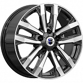 K&K Мичиган 8x18 5*130 ET56 DIA71.6 Алмаз черный Литой