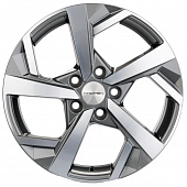 Khomen KHW 1712 7x17 5*112 ET43 DIA57.1 Gray-FP Литой