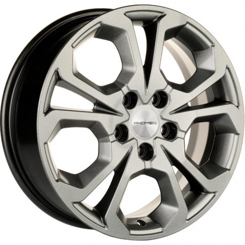 Khomen KHW 1711 6.5x17 5*108 ET43 DIA65.1 Black Литой