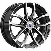 K&K Фрост 6.5x15 5*108 ET42 DIA67.1 Алмаз черный Литой