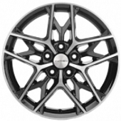 Khomen KHW 1709 7x17 5*108 ET50 DIA63.3 Black Литой